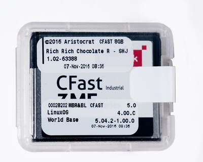 Aristocrat Software Gen7/8 ''Rich Rich Chocolate'' R-SHJ (1.02-63388) Slot Machin 