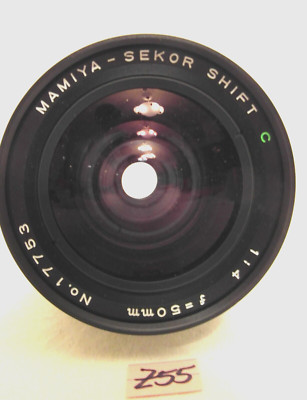 MAMIYA - SEKOR SHIFT C 1:4; 50mm OBJEKTIV; MAMIYA 645 MITTELFORMAT (Z55)
