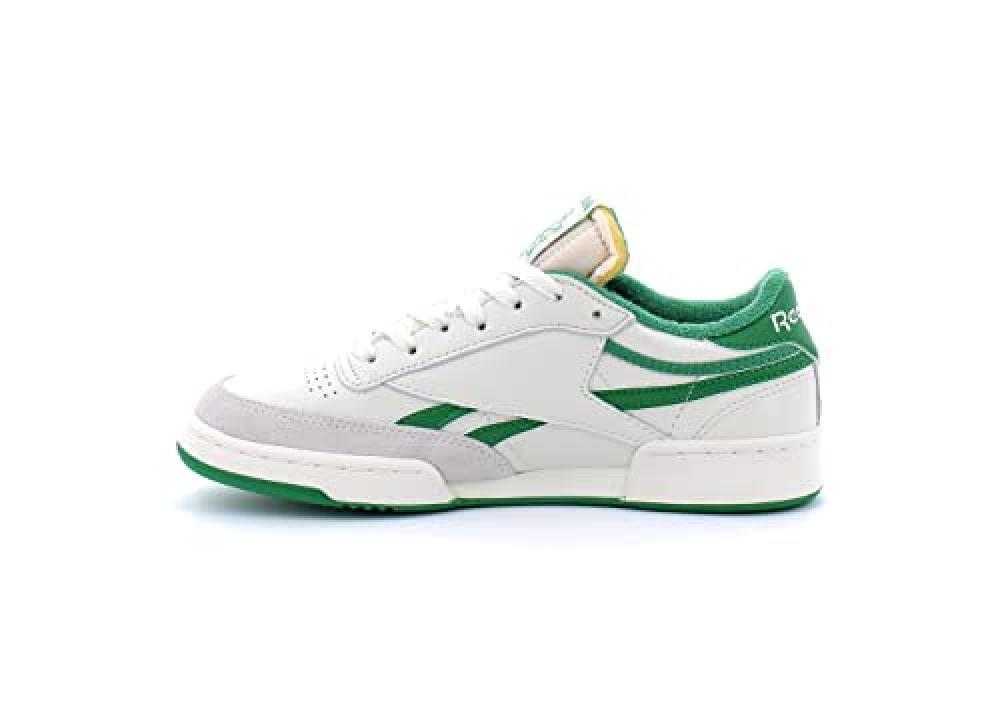 (TG. 45 EU) Reebok Club C Revenge Vintage, Sneaker Uomo, Chalk/PAPWHT/GLEGRN, 45