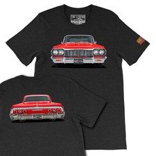 1964 Chevy Impala SS The Legend Classic Car, Men's T-shirts Made in USA