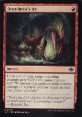 Dreadmaw's Ire - The Lost Caverns of Ixalan: #147, Magic: The