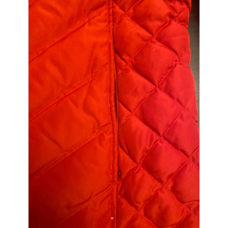 Chaqueta Abrigo Nine West Separates Acolchada GIII Roja Mujer Cremallera Completa Puffer Mediana Foto 3 de 4