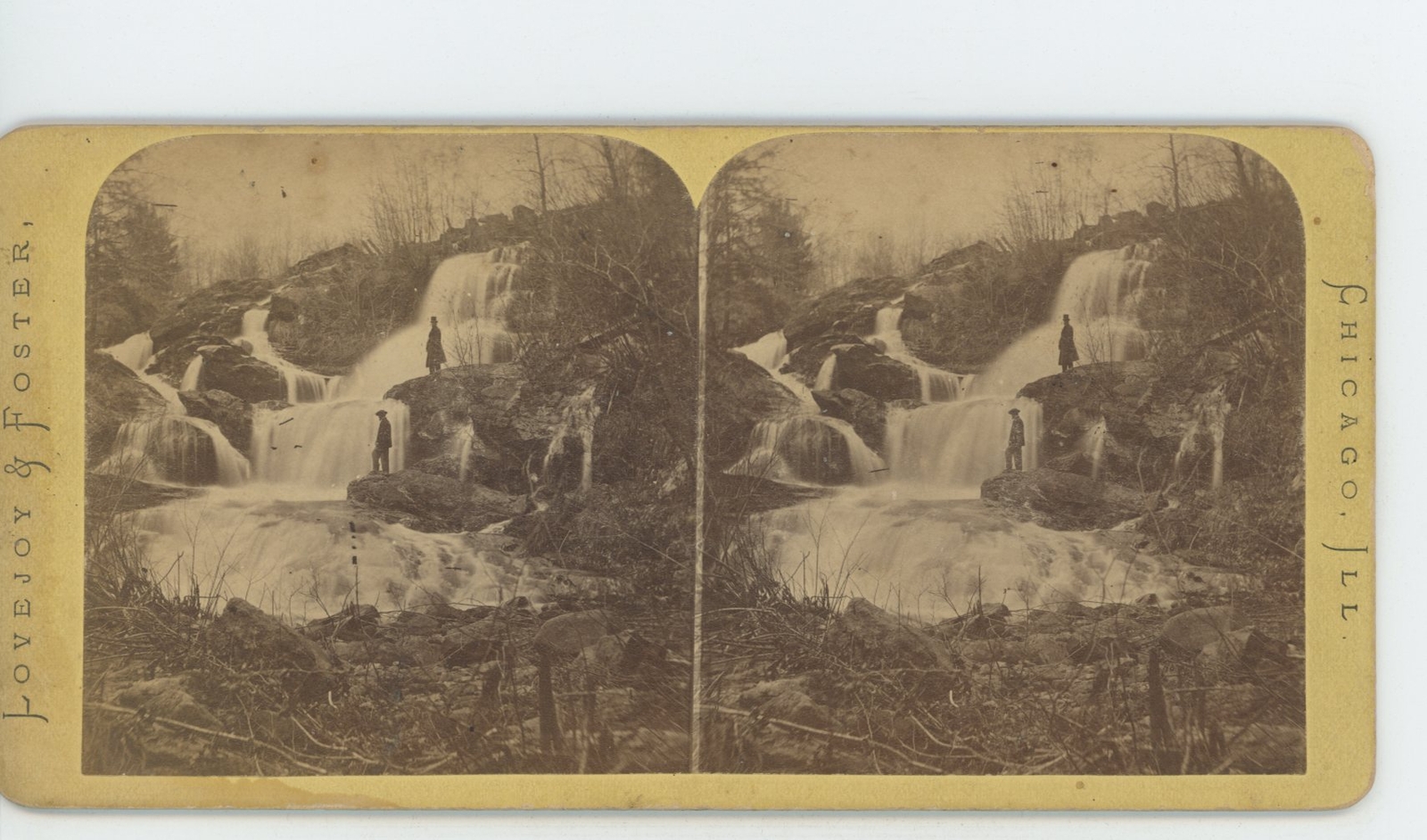 Barnes Garwin Falls Old Wilton Gaewin NH Lovejoy & Foster Stereoview | eBay