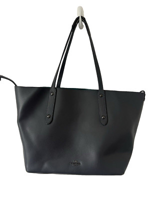 Coach große Black Market Authentic 58737 Beuteltasche Tasche Pebble Leder | getragener Riemen