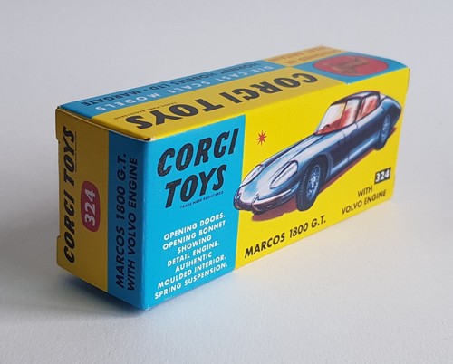 Corgi Model Club no. 324, Marcos 1800 GT, Racing no. 9 Superb Mint Condition - Picture 13 of 15