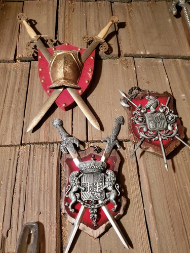 Vintage Wall Shield's Lot of 3