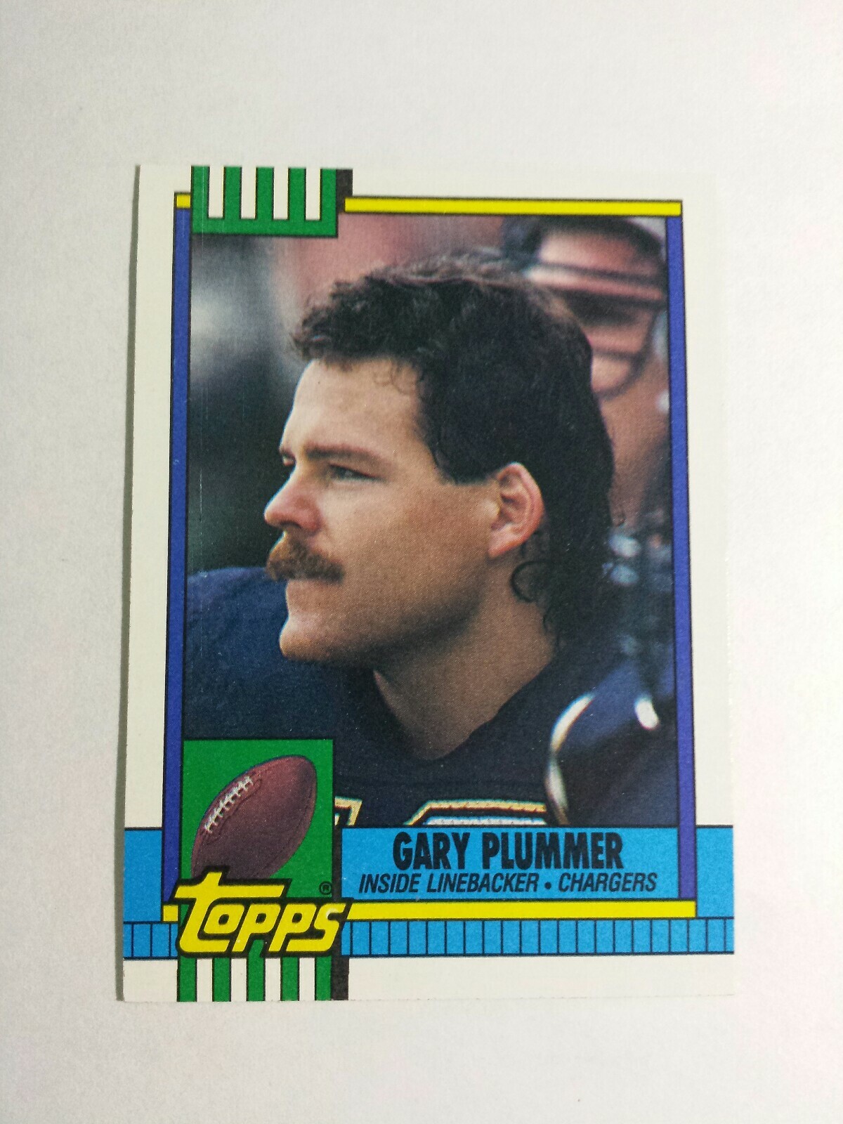 GARY PLUMMER 1990 TOPPS FOOTBALL CARD # 396 C5640