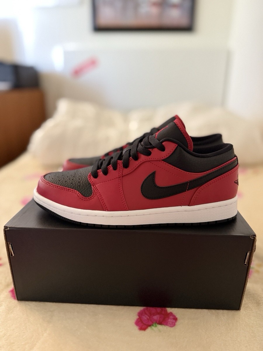 Air Jordan 1 Low, Gym Red/Black-White Size 8 | eBay display picture 3