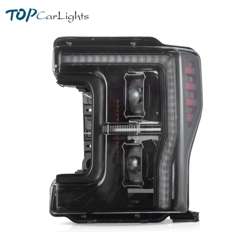 2xLED Headlights For 2017-2019 Ford F-250 F350 F450 F550 Super Duty w/Sequential - Picture 2 of 18