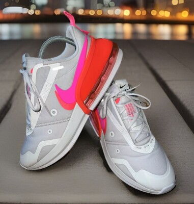 nike air max up sneakers in gray and pink