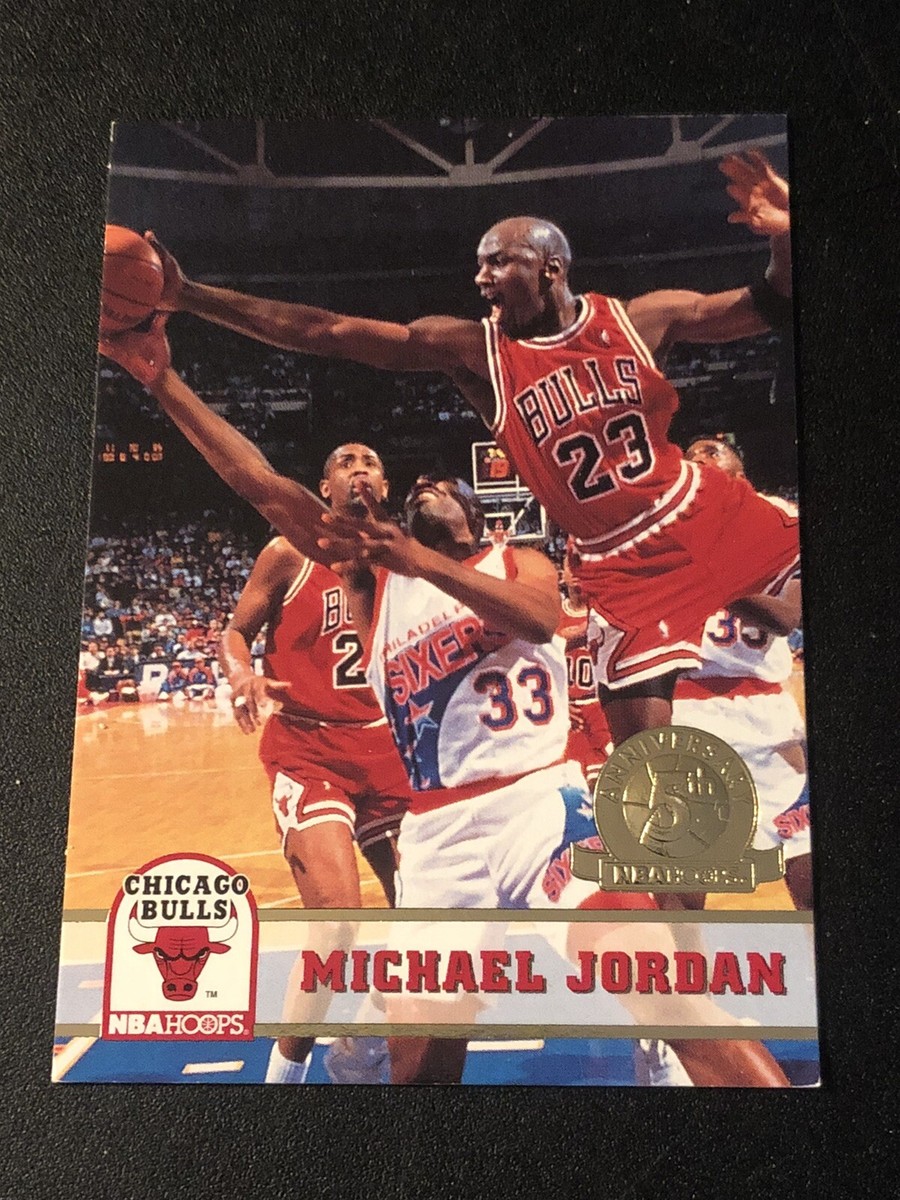1993-94 NBA Hoops 5th Anniversary Michael Jordan #28 HOF | eBay