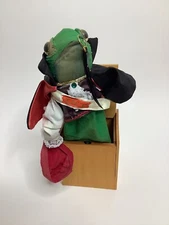 Vintage Jack in the Box Handmade Wooden by Jax of Maine Frog Prince 1987 Rare