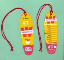 Winchester Model 97 Pre-64 Reproduction Hang Tag Reproduction