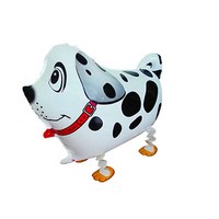 Lustiger Folienballon Laufender Hund #2 Helium-Ballon Halsband Labrador Tier