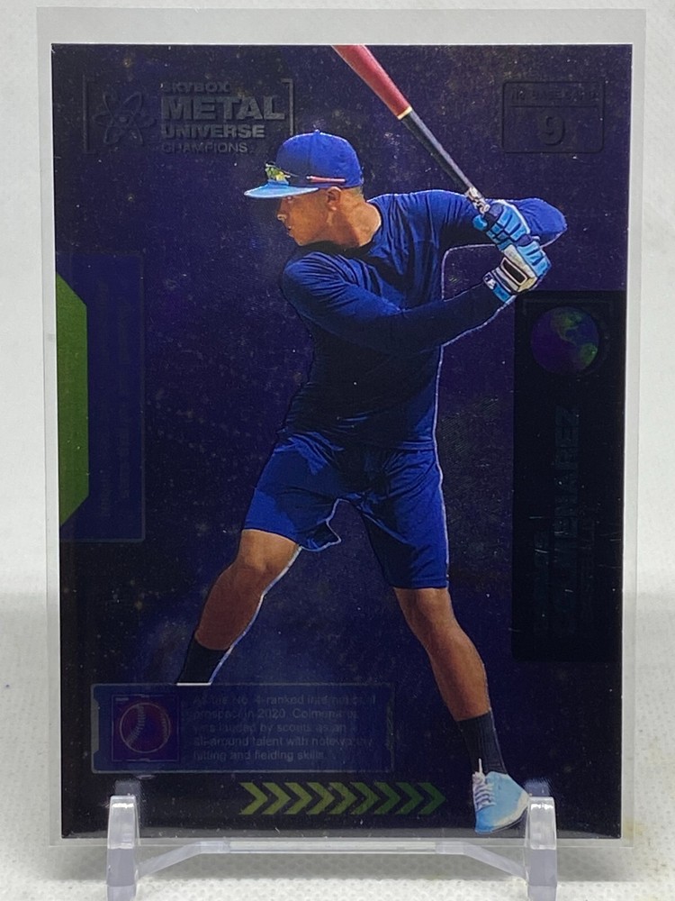2021 Skybox Metal Universe Champions #9  RC Rookie Baseball Carlos Colmenarez