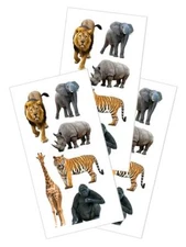 Zoo Jungle Animals Stickers Planner Supply Papercraft Crafts Scrapbook