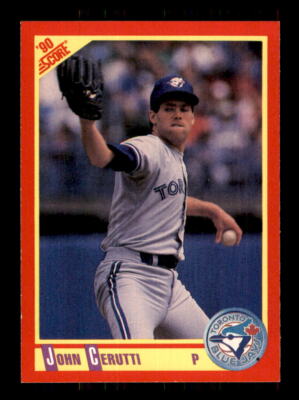 1990 Baseball Score John Cerutti Toronto Blue Jays #429