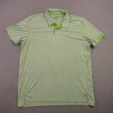 Oakley Shirt Mens XL Short Sleeve Golfing Polo Lightweight Casual Green