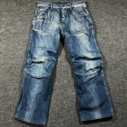 Distressed G-Star Raw Denim Mens Elwood 