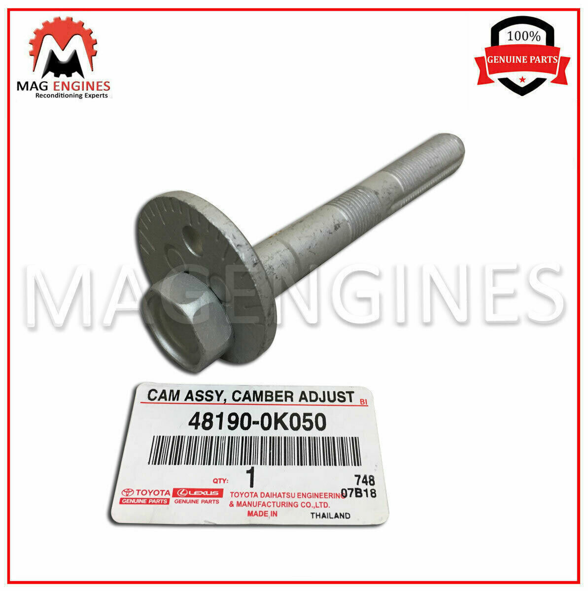 48190-0K050 GENUINE OEM CAM ASSY CAMBER ADJUST 481900K050 | eBay