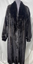 Ranch Mink Coat Natural W/ Horizontal Collar (151)