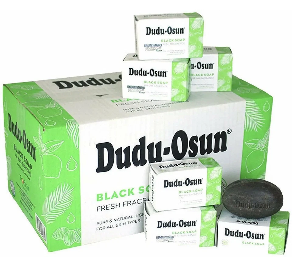 Sabonete Preto Tropical Naturals Dudu-Osun Ingredientes Naturais Puros 6 Barras Nova Caixa - Imagem 3 de 4