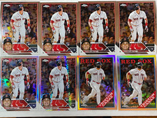 (8) Tristan Casas 2023 Topps Chrome Rookie Refractor Prism Base Boston Red Sox