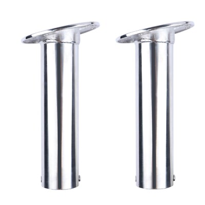 Fishing Rod Holder Heavy Duty Stainless Steel Deluxe Rod Holders, 2 In 1 Flush Mount Fishing Rod Pole Holders, 0 15 30 Degree Boat Fishing Rod Cup Holder 280mm Round Top Cup - Foto 10