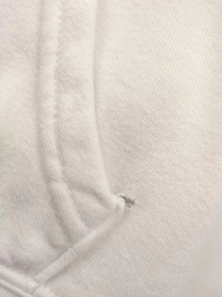 Sudadera con Capucha True Religion Para Mujer XS Roja Manga Larga Cremallera Completa Manga Larga Bolsillos Foto 4 de 4