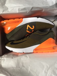green and orange air max 270