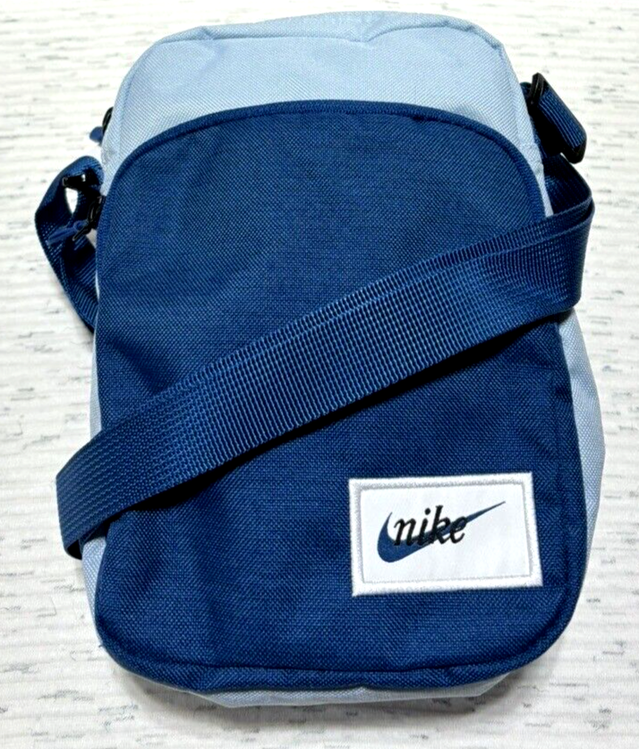 NWT NIKE Sportswear HERITAGE CROSSBODY Messenger Shoulder Bag BLUE