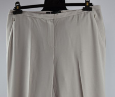 Carlisle Christy Size 10 Dress Pants Flat Front Straight Central Crease Trousers