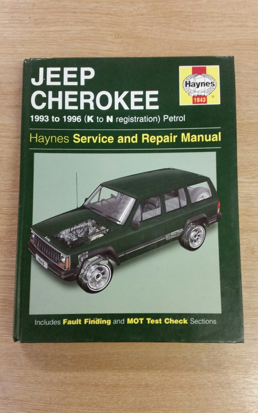 Jeep Cherokee Haynes Manual 1993 to 1996 (k to N Reg) Petrol Models 4 & 6  CYL for sale online | eBay