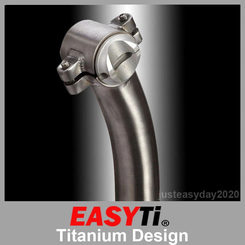 Tija de sillín de titanio EasyTi desplazada/retroceso 27,2/31,6/25,4/22,2 mm para MTB/XC/FR-Ti Foto 4 de 4