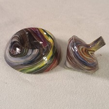ANDY DAVIS, Glass Art Spinning Top  Base, Joker's Run  , 265P