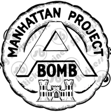 Manhattan Project Sticker WWII Nostalgic Secret Government Project 3 inch