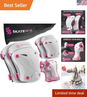 Breathable Knee & Elbow Pads for Roller Skating - Lightweight Protective Gear