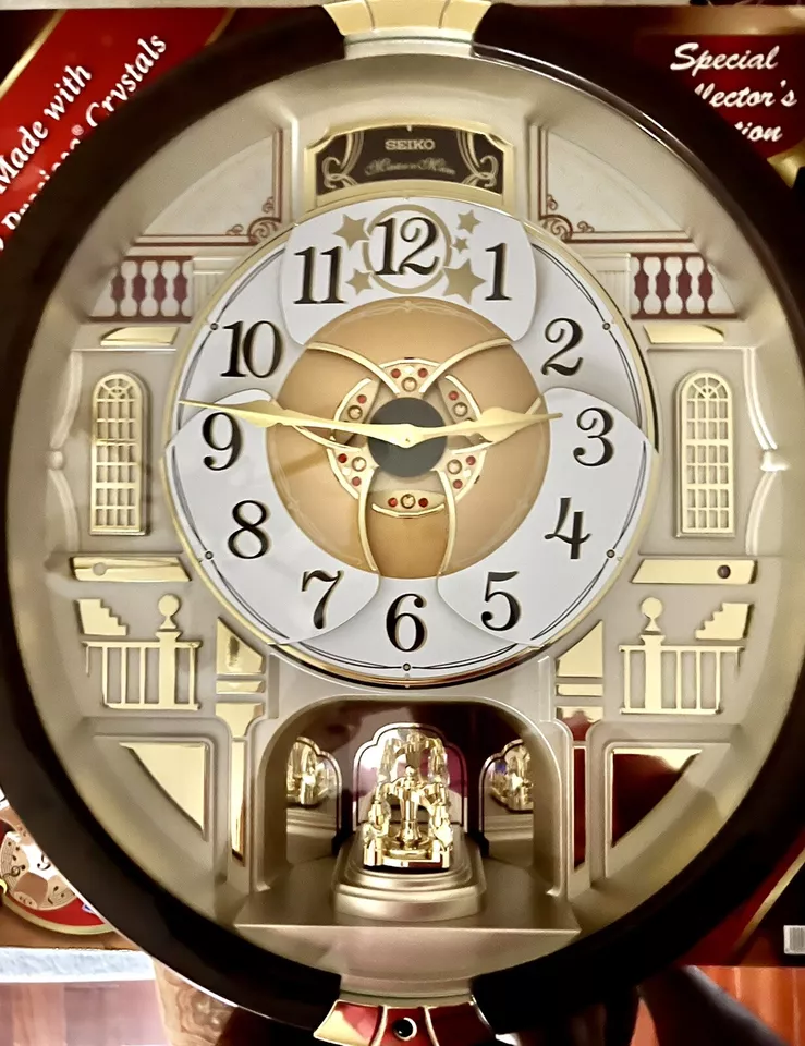 2024 Seiko Melodies in Motion Clock - Limited Edition 45 Melodies! Free shipping - Image 2 of 4
