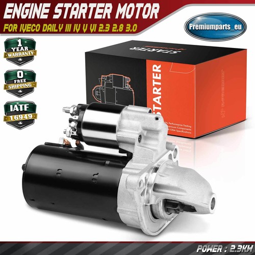 Starter Motor for Iveco Daily III IV V VI 2.3 2.8 3.0 69503857