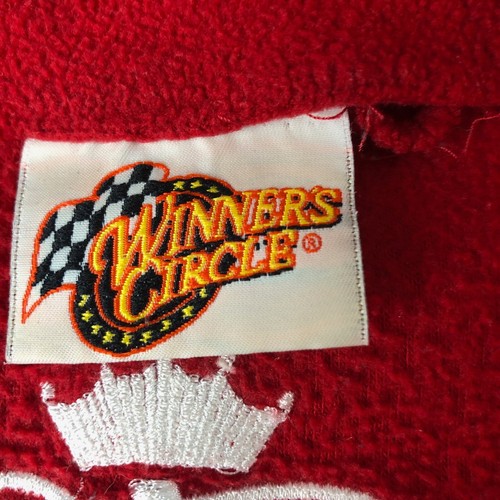 Vtg Dale Earnhardt Jr Sweater Mens Large Red Blue Fleece 1/4 Zip Pullover #8 - Picture 7 of 9