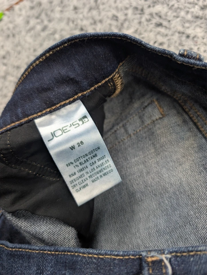 Joe's джинсы шорты женщин 26 синий Malia Normcore эластичной джинсовой ткани темно стирка повседневный - Изображение 3 из 4