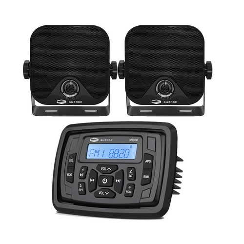 Sistema de sonido de altavoces de medios digitales estéreo marinos para carro de golf UV UV para ATV UTV - Imagen 15 de 17