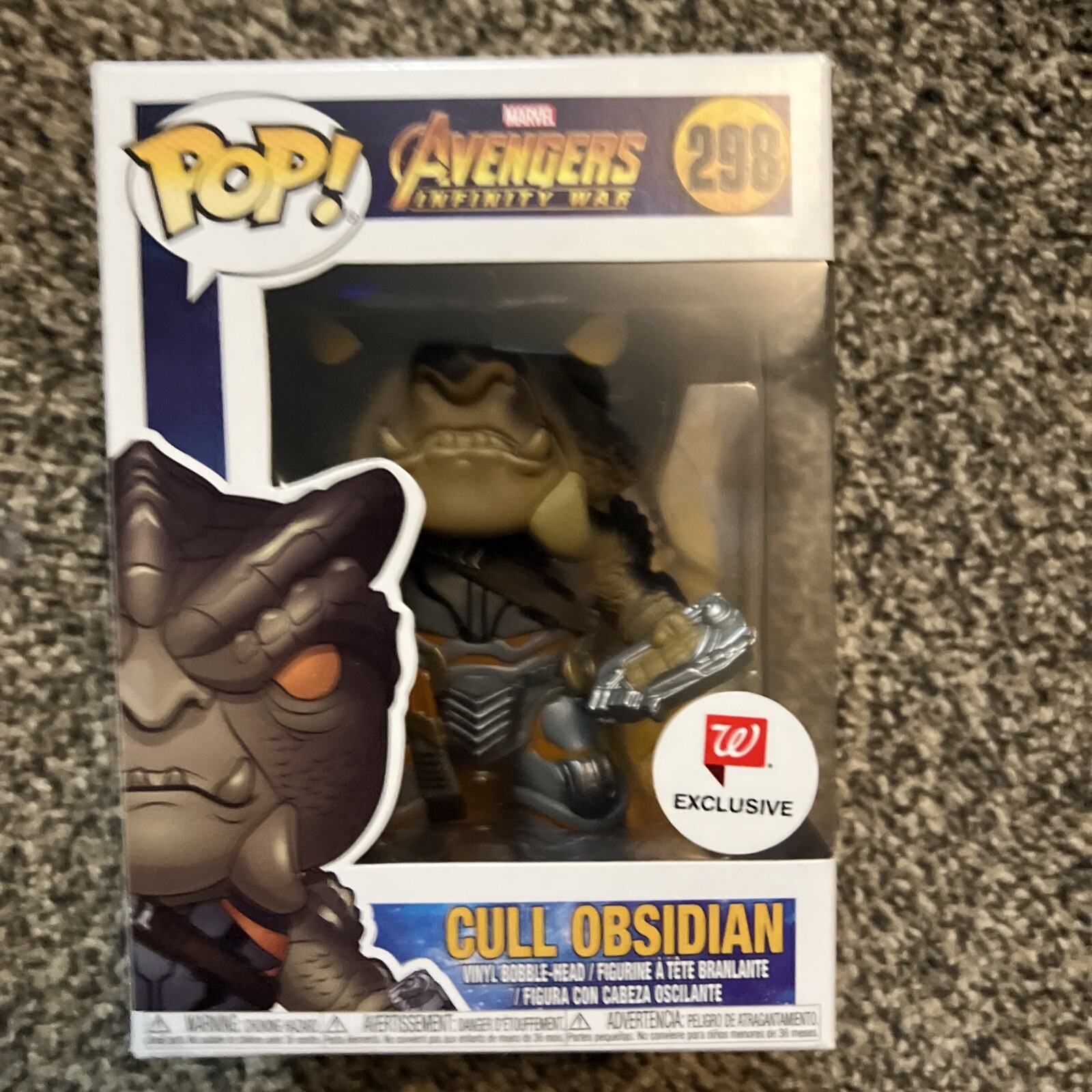 Funko Pop Marvel #298 Avengers Infinity War Cull Obsidian Walgreens Exclusive