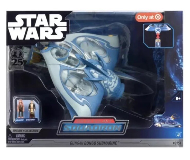Star Wars Micro Galaxy Squadron Gungan Bongo Submarine #0151 Target Exclusive