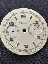 Swiss Chronometer Dial for Chronograph Landeron 48, 34.7mm