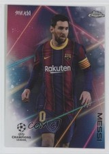 2020-21 Topps Chrome X Steve Aoki UCL Neon Lazers Lionel Messi #NL-2 10fh