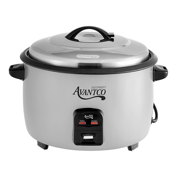 Avantco RCB60 60 Cup (30 Cup Raw) Electric Rice Cooker/Warme