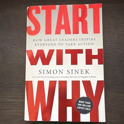Start with Why by Simon Sinek Paperback Portfolio/Penguin Leadership Business