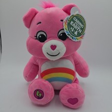Care Bears Cheer Bear 9" Plush NWT Caring For The Earth Recycled Materials
