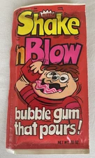 Vintage FLEER SHAKE ‘N BLOW BUBBLE GUM THAT POURS  Sealed  NOS  Super Rare!!